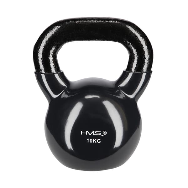 10 kg Støbejern Kettlebell – Sort