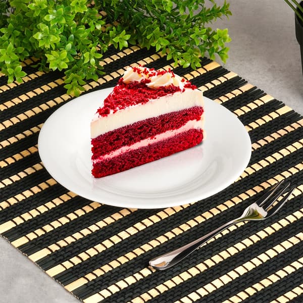 Desserttallrikar i glas, vita, 18 cm, set om 6