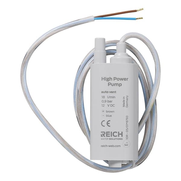 Dykpumpe 12V, 18L Kapacitet, Udluftningsfunktion