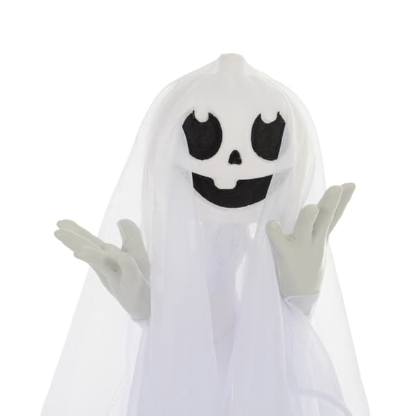 Halloweendekoration – 3 lysande spöken, rörelsesensor, 54x10x60 cm