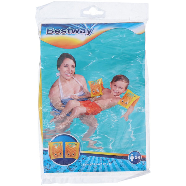 Bestway - Babysvømmehandsker 23x15 cm (orange)