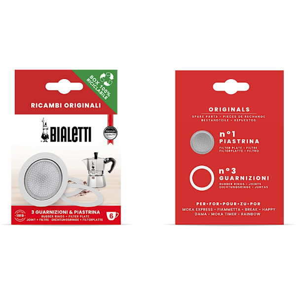Bialetti reservdelssats, Moka Express 6 koppar