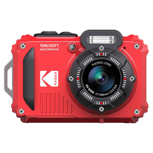 KODAK Digital Camera Pixpro WPZ2 4x WP 16MP Wifi Red