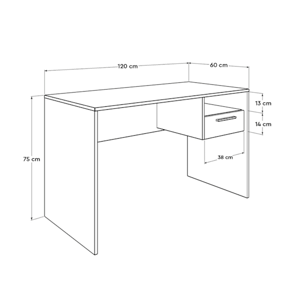 Study Desk Cms-510-Dd-1
