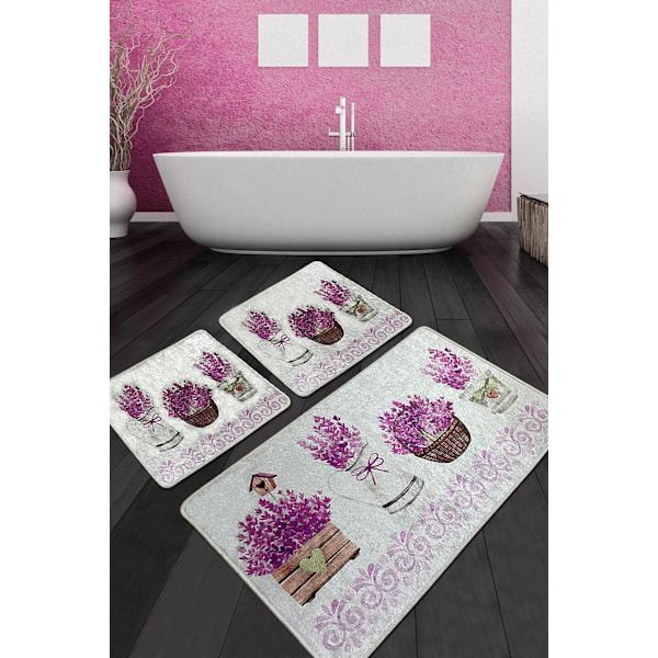 Kylpymattosetti (3 kpl) Giardino Di Lavanda Djt