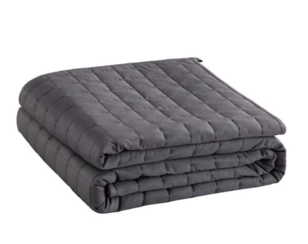Vægtdække 6 kg, 150x200 cm, dobbeltsidet grå