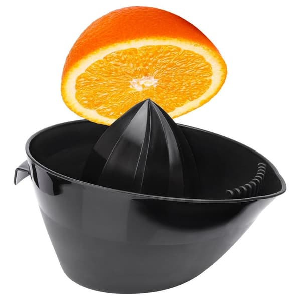 Citruspress med Handtag, Pip och Sil