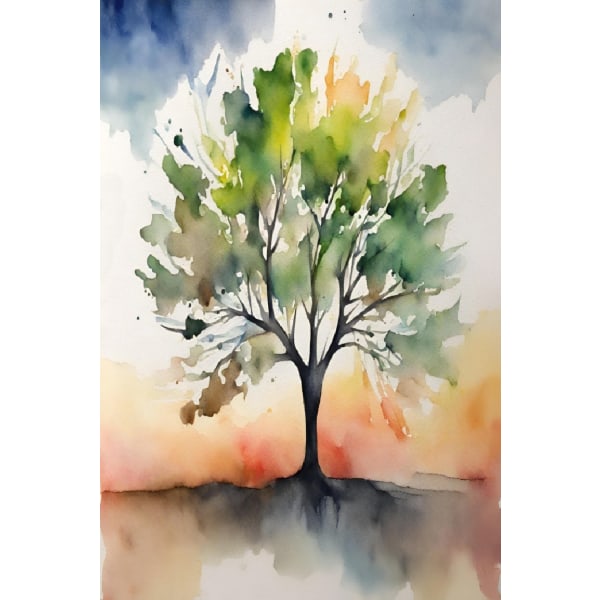 Tree Of Colour - 70x100 cm