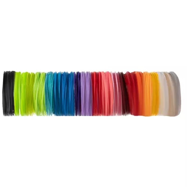 PLA 3D filamenter - 20 stk. x 20m Kruzzel 19876