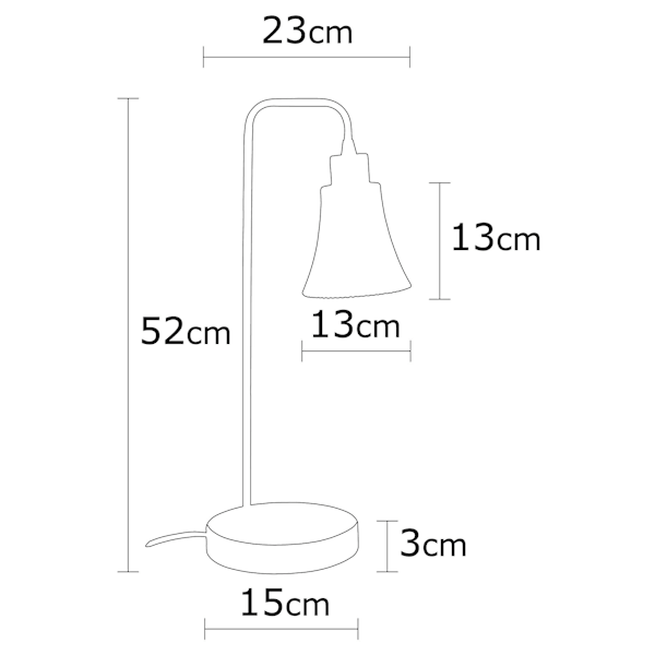 Bordlampe Foca - N-127