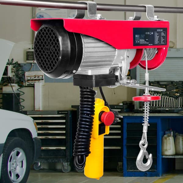 Elektrisk vinsch 600 kg, 220V 1150W, 12 m lyft