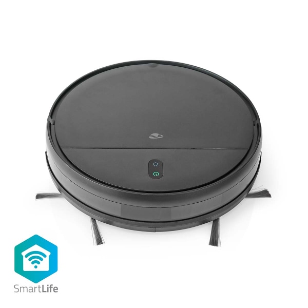 SmartLife Robot Pölynimuri | Satunnainen | Wi-Fi | Keräyssäiliön tilavuus: 0.2 l | Automaattinen lataus | Maksimi käyttöaika: 110 min | Musta | Androi musta