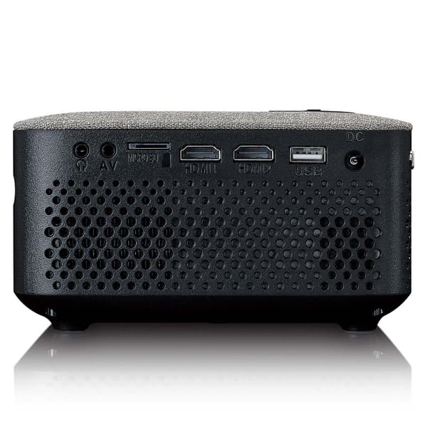 HD 720P LCD-projektor med Bluetooth grå