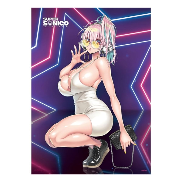 Super Sonico -kangasjulisteSuper Star 84 x 118 cm
