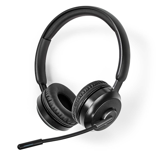 PC-headset | On-Ear | Stereo | Bluetooth | Fold-Away Mikrofon | Sort