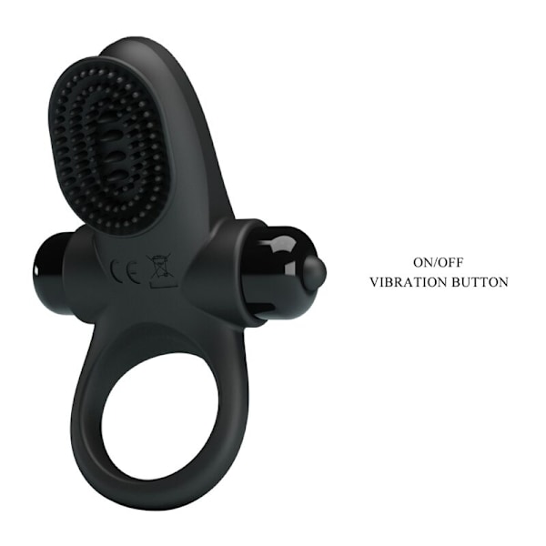 Pretty Love - Vibrator Ring Ii til den sorte penis