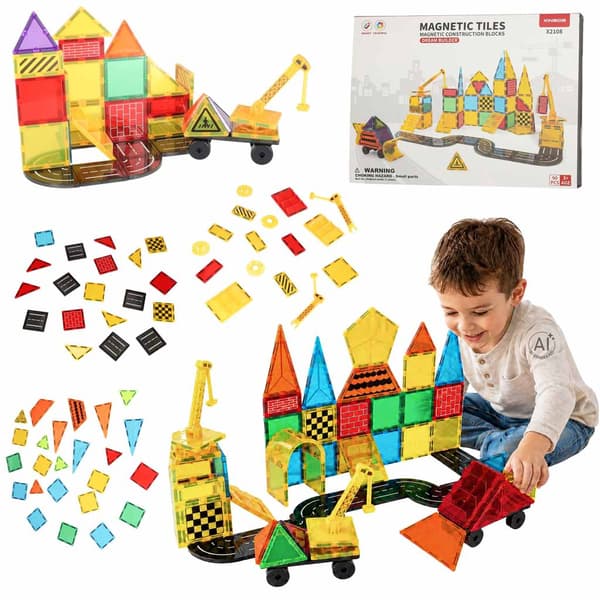 3D magnetiske byggeklodser, 90 dele