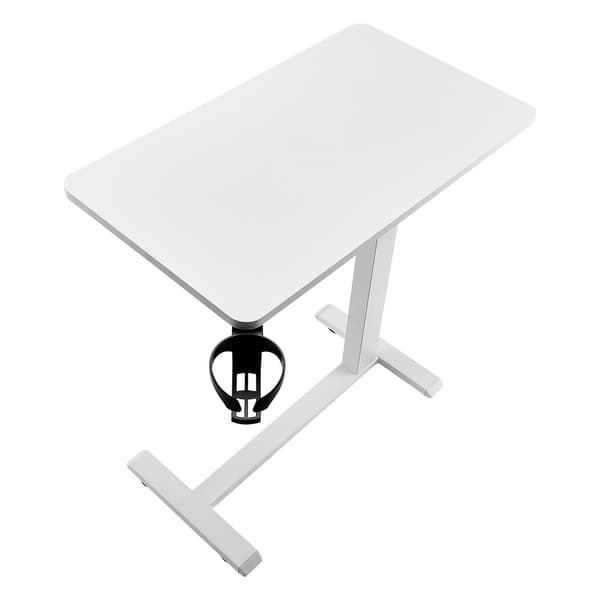Översängsbord, Höjdjusterbart rullande laptopbord, Mugghållare