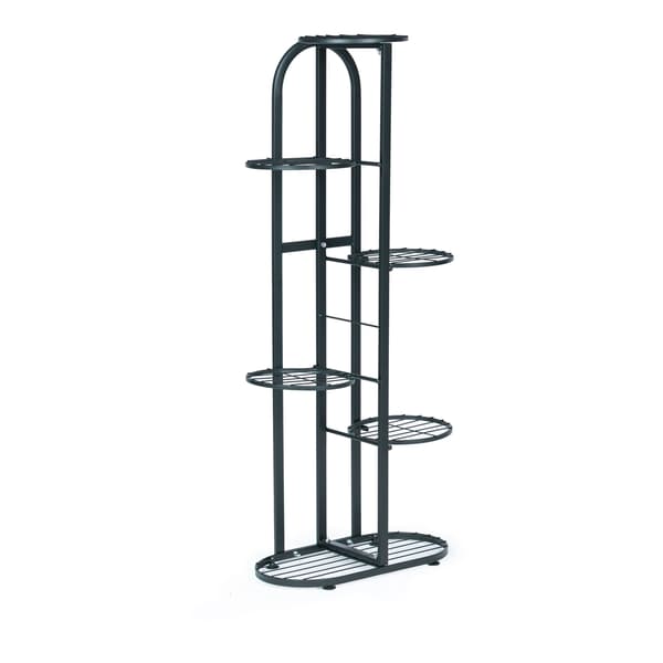 Moderne metal blomsterstand 6 niveauer sort