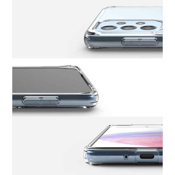 Galaxy A73 Fusion gennemsigtigt etui med gelramme