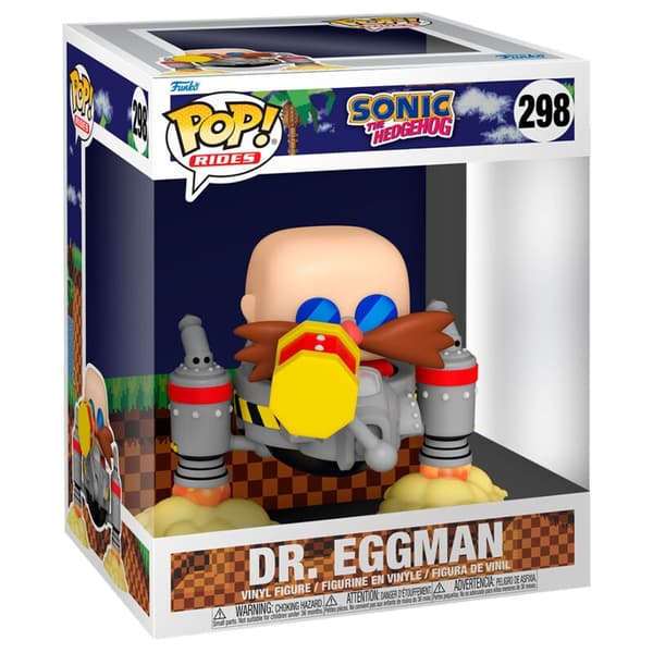 Sonic the Hedgehog Dr. Eggman Action Figur, 6-tommer samleobjekt