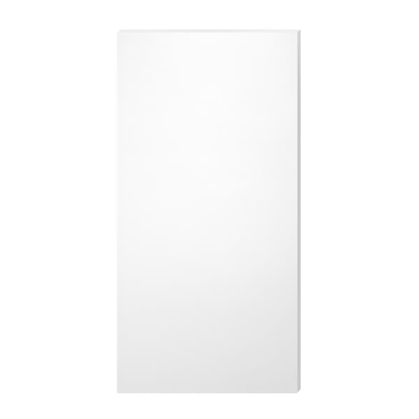 HDPE-plastark, 61 x 112 cm, 1,25 cm tjock, vit