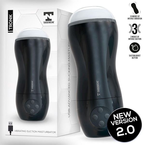 Tronik 2.0 sugande och vibrerande masturbator USB