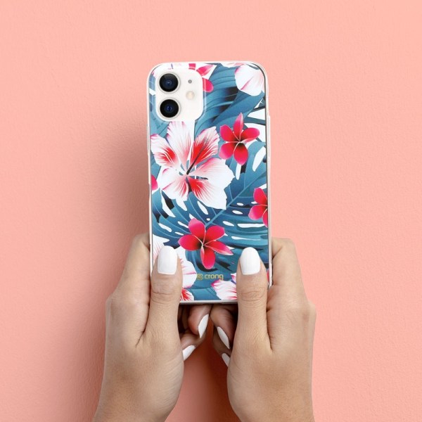 Crong Flower Case - kotelo iPhone 12:lle / iPhone 12 Prolle (kuv