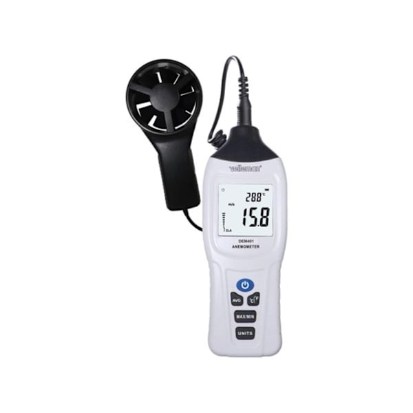 Digitalt termometer-vindmåler
