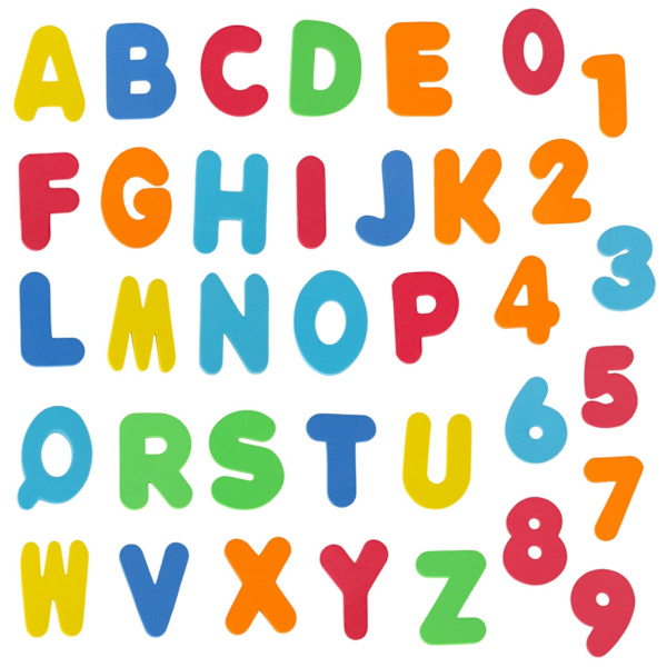 Kylpylelu kirjaimet numerot vaahtokylpylelu