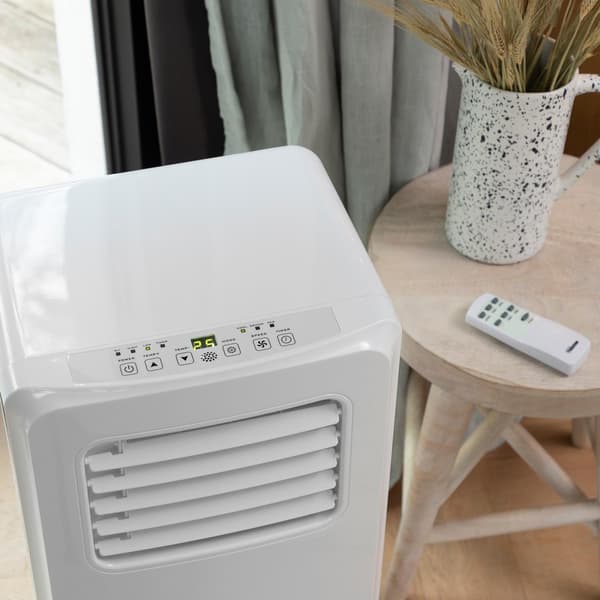 Bärbar luftkonditionering, 9000 BTU, Fjärrkontroll, Timer