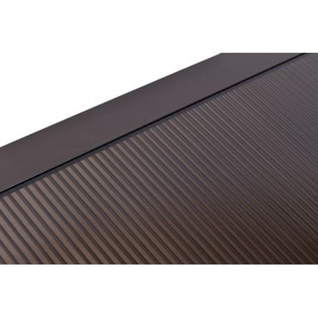 Polykarbonaattiovikate, 100x150 cm, Ruskea