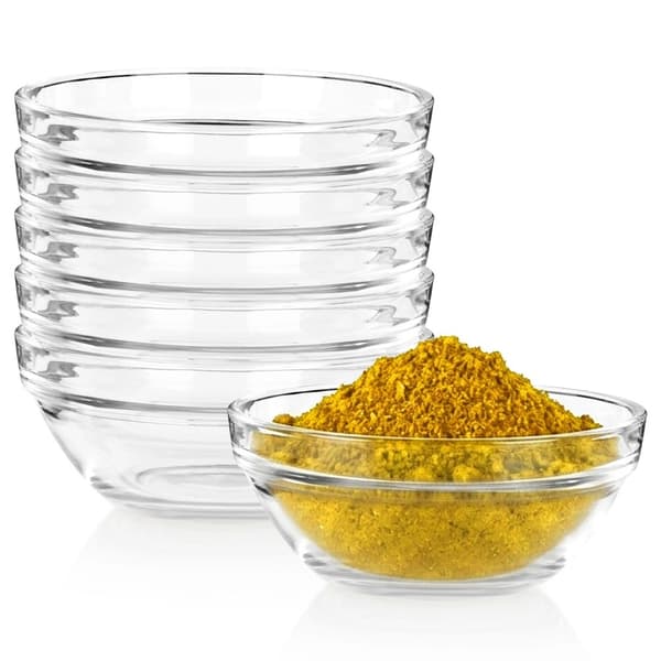 Glassauceskålesæt, 135 ml, 6 dele, 9 cm