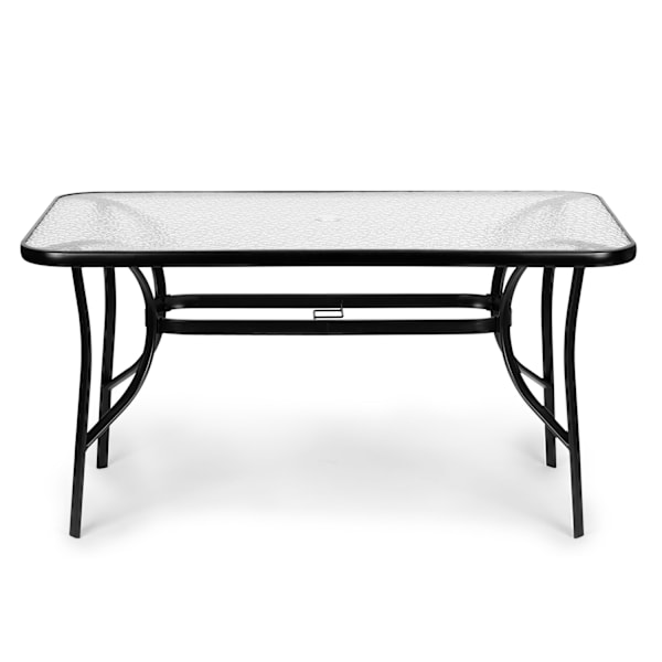 Glashavebord Wave 140x80cm terrasse altanbord MultiGarden