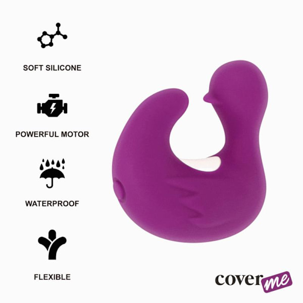 Coverme - Duckymania genopladeligt silikonestimulerende andebøl