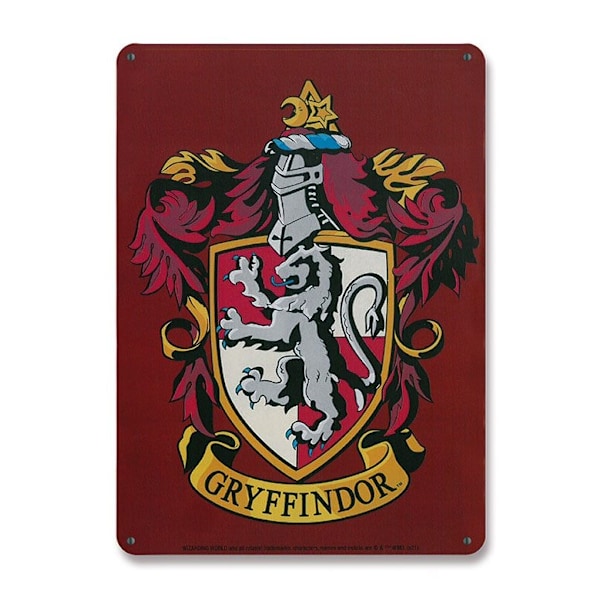 Harry Potter peltikyltti Gryffindor 15 x 21 cm