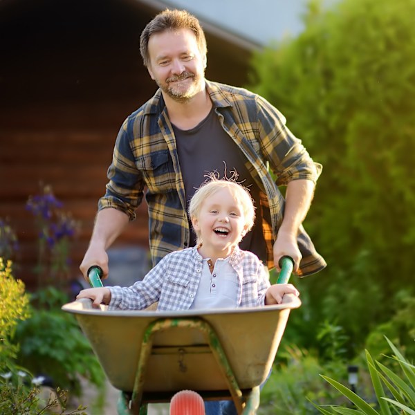 Hjul till skottkärra 4.80 4.00-8 + axel
