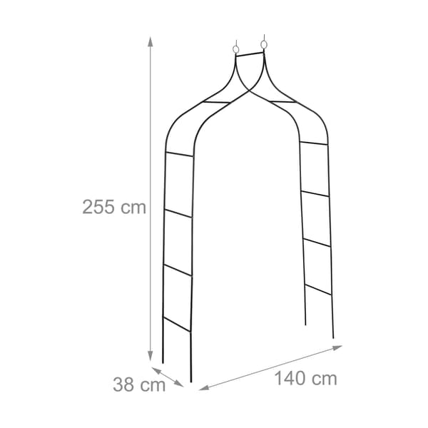 Ruusukaari 255 cm korkea