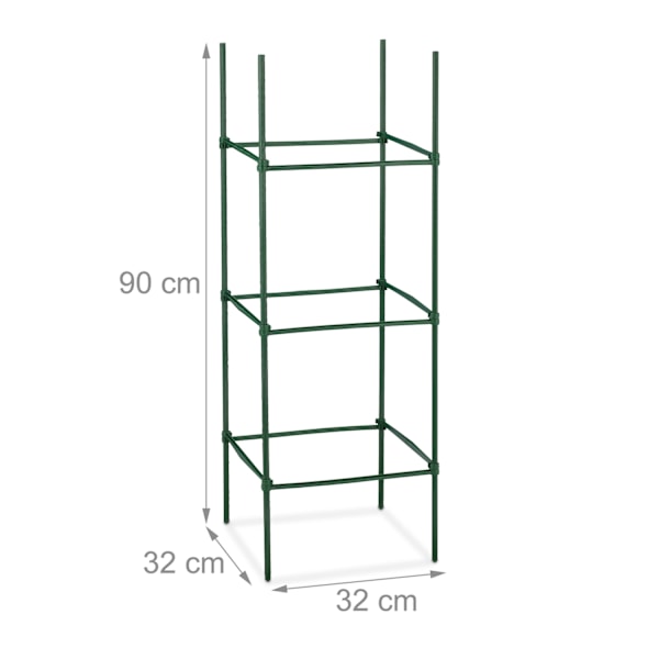 Plantestøttesæt á 4 90 cm