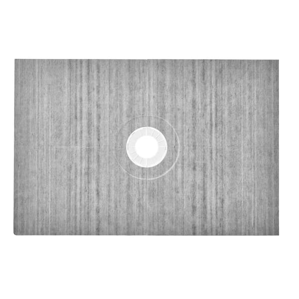 Duschkarkit 1219x1828mm, 160mm mittavlopp, EPS