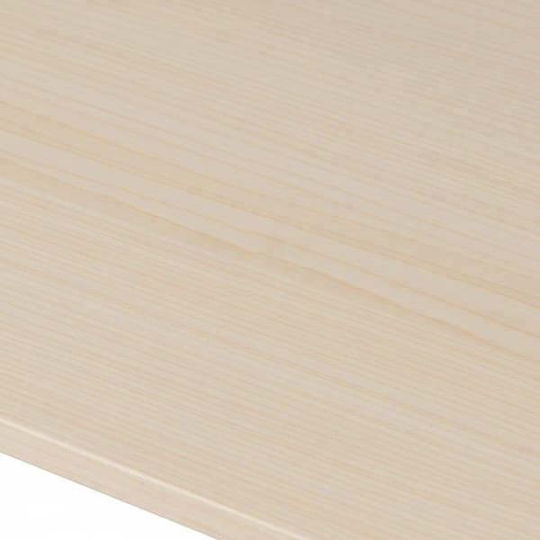Elektrisk højdejusterbart skrivebord, trælook, 120x60 cm