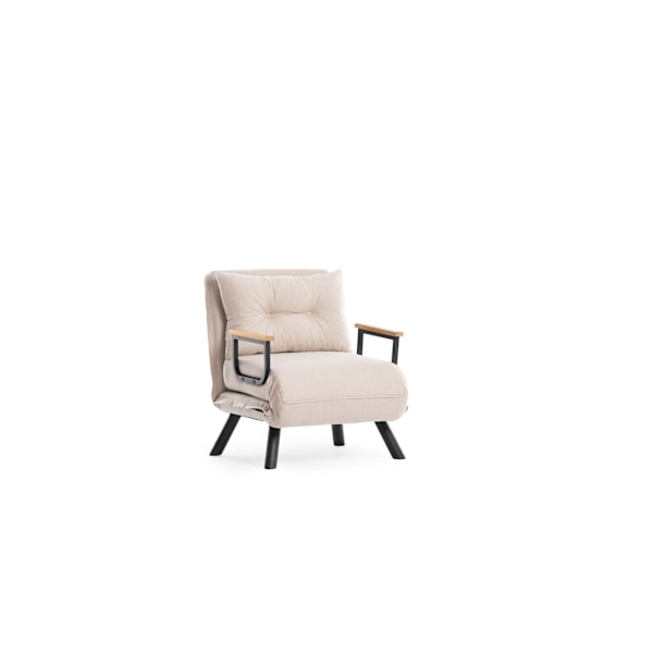 1-sædet sovesofa Sando v2 Single - Creme