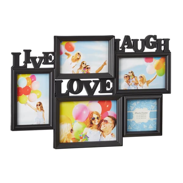 Collage ramme Live Love Laugh
