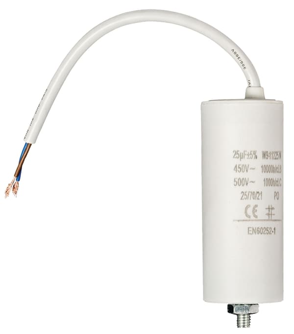 Kondensaattori 25.0uf / 450 V + cable
