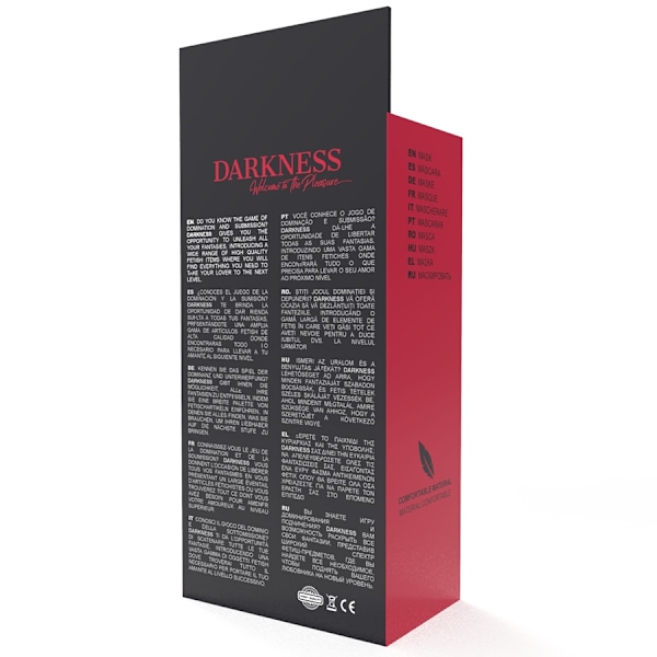 Darkness - Lige sort maske