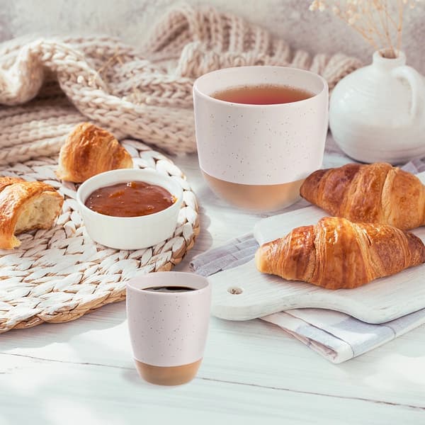 Espressomugg, vit keramik, 90 ml, diskmaskinssäker