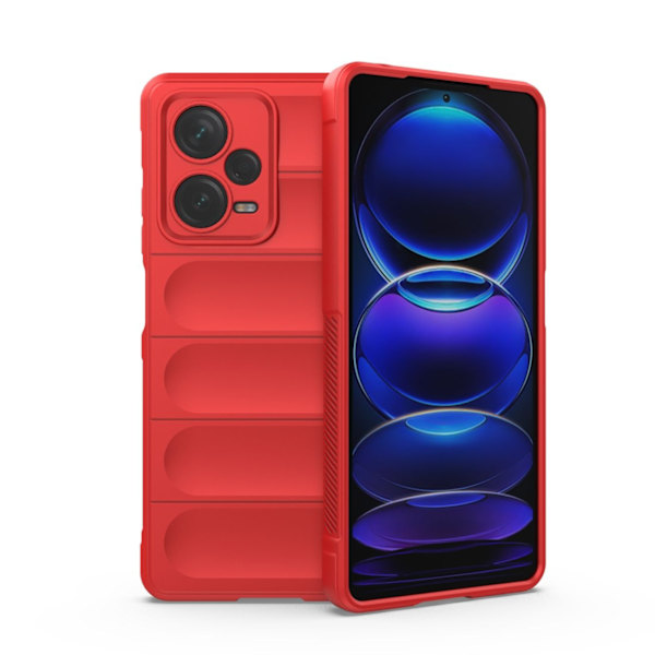 Joustava kansi Xiaomi Redmi Note 12 Pro+ Magic Shield Case -kotelolle, punainen