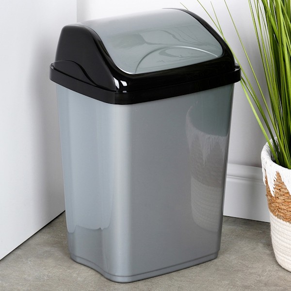 Plastsoptunna grå 16 l
