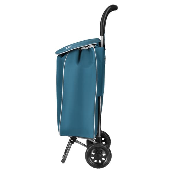 Indkøbsvogn 40L, isoleret, foldbar, turkis