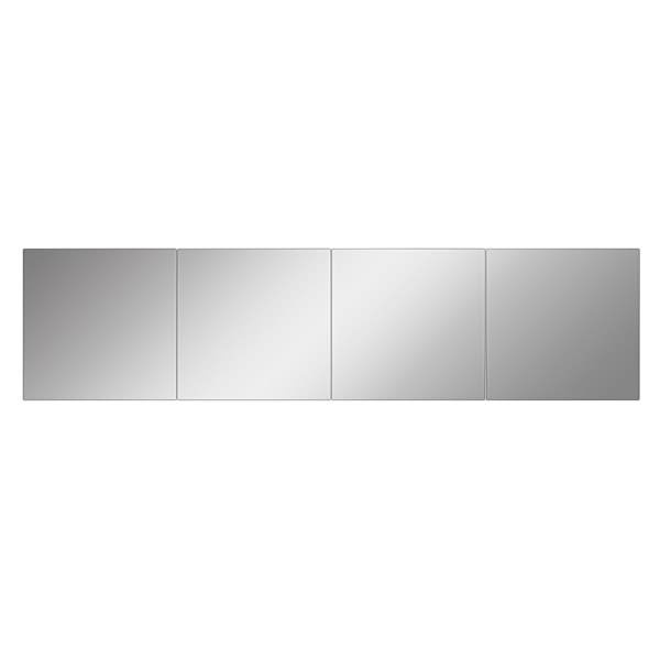 Spegel Rektangulär 2 - 20 x 80 cm - Silver